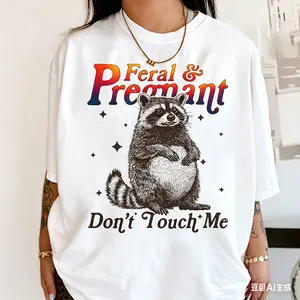 And Pregnant Don't Touch Me Shirt,  Rac Shirt, Pregnancy Humor Shirt, Wild Pregnant Ra,  Bump Shirt, Mom To Be Gift04