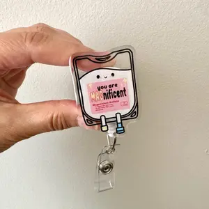 You are MAGnificent Magnesium IV Badge Reel | Medical Badge Reel, Badge Reel for Nurses, Badge Reel for Doctors, L&D Badge Reel