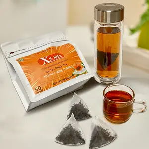 English Breakfast Tea, Ceylon Black Teabags, Rainforest Alliance Certified Ceylon Tea, 50*3.2g, Eco-Conscious Black Tea Bags, Resealable Bag