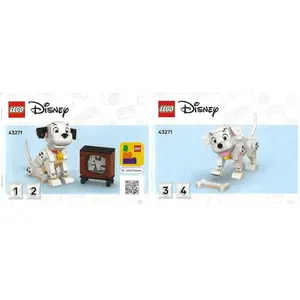 43271 - Lucky & Penny 101 Dalmatians Puppies - INSTRUCTIONS ONLY