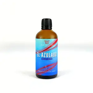 El Azulado Essentials Premium After Shave Splash - Gentle & Smooth Scented Foam with Aloe Vera & Menthol - 3.3 Fl Oz