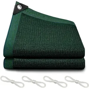 90% Blackish Green Shade Cloth, 10x20FT Resistant Garden Sun Shade Net, Durable Mesh Shade Tarp with Reinforced Grommets for Greenhouse, , Chicken Coop, Pergola, Canopy