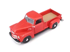 1950 Chevrolet 3100 Pickup Truck Orange Diecast 1:25 Scale Model - Maisto 31952OR