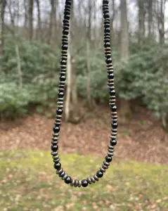 Dragonblood Jasper and Black Obsidian Choker