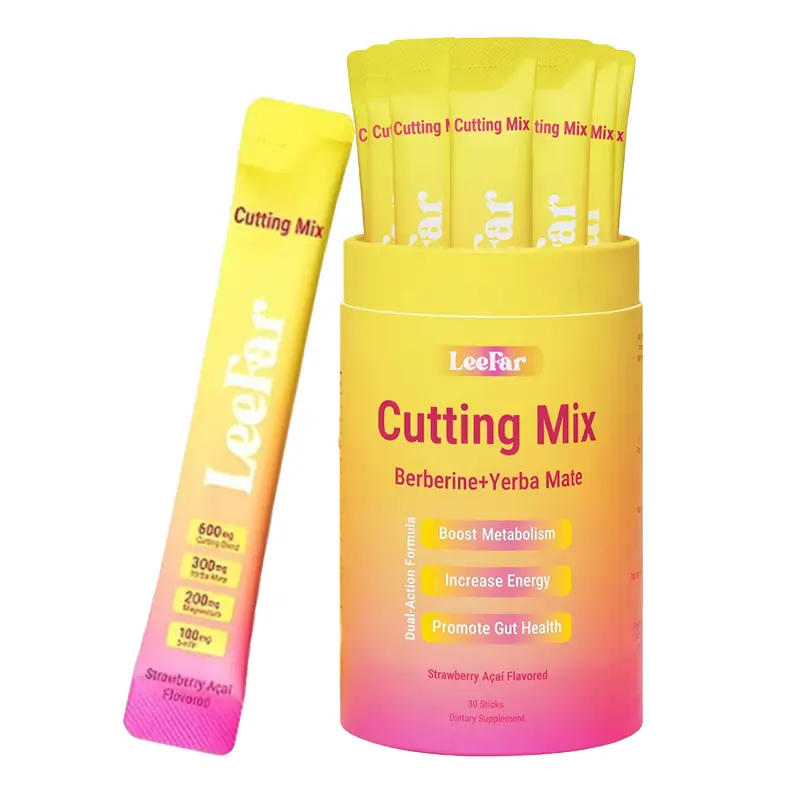 LeeFar Cutting Drink Mix- 30 Servings -I Strawberry Acai Flavor