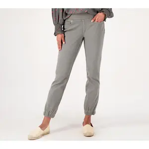 Belle by Kim Gravel Petite Flexibelle Pull-On Joggers