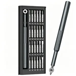 Humwam 31 in 1 Precision Screwdriver Set - Magnetic Repair Tool Kit with Torx, Tri-wing & Pentalobe Bits, Small Screwdriver Kit for Electronics, MacBook, iPhone, PS5, PC, Laptop, Watch & Glasses (Black)