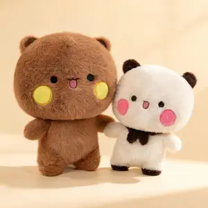 Bubu and Dudu Plushie Toy Cute Yier Panda Bear Plush Toys Kawaii Soft Dolls Pillows Collection Plushies Ornaments X-mas Gifts