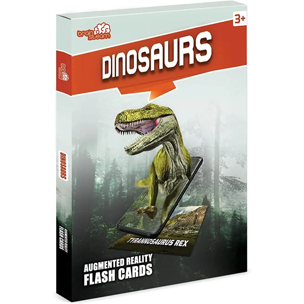 Dinosaur Flash Cards - 4D Augmented Reality Flash Cards - Bold Pack