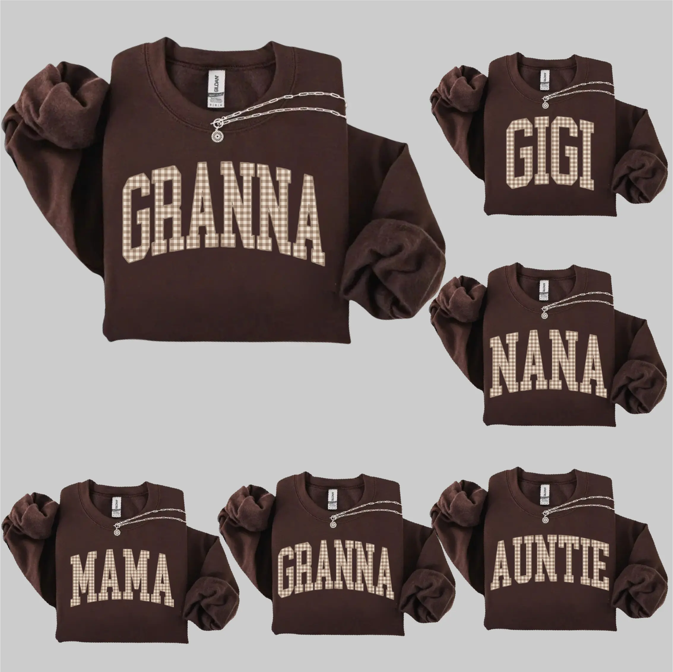 Customize Gingham Mama Sweatshirt, Personalized Mama Shirt Vintage Mama Shirt Trendy Mama Shirt Mothers Day Gift New Mama Baby Shower Pregnancy Announcement Shirt