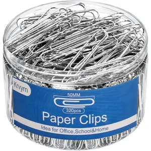 Jumbo Paper Clips, Large, 320 Pcs, Extra Large, for Paperwork, Home, School and Office Supplies
