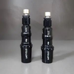 1 pcs Aluminum Alloy CNC Milled Right-Handed Golf Club with Specified Tip Diameter, 0.335/0.370 Golf Shaft Adapters for TaylorMade, SIM, M6, M5, M4, M3 Drivers & Woods, Qi10, STEALTH1/2, SIM2, M2, M1, GAPR Rescue, Golf Accessory, Golf Shafts
