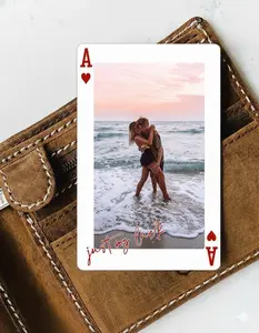 Custom Metal Photo Wallet Card – Personalized Couple Photo Gift, Wedding Keepsake, Perfect Anniversary Gift for Husband or Boyfriend