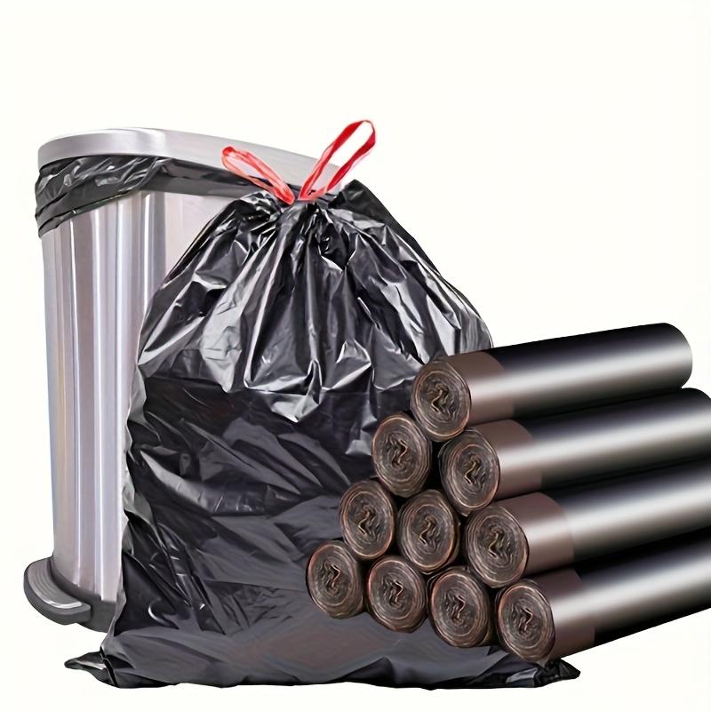 35 Gallon Heavy-Duty Black Trash Bags - Durable Polyethylene, Extra-Large Size for Home, Hotel & Supermarket Use, Multi-Purpose Cleaning Supplies with Sturdy Handles