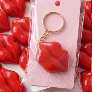3-Pack Lip Can Opener Keychains - Cute Drink Tab Openers for Easy Beverage Access