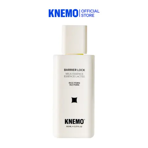 [KNEMO Official] BARRIER LOCK Rice PDRN Milk Essence - Skin Repair Ceramide Hydrating Serum, Lipids, 6-Ceramide Blend, Milky Rich Texture, Barrier Care, Hydrolyzed Malt Extract, Advanced Formula Serums & Essences