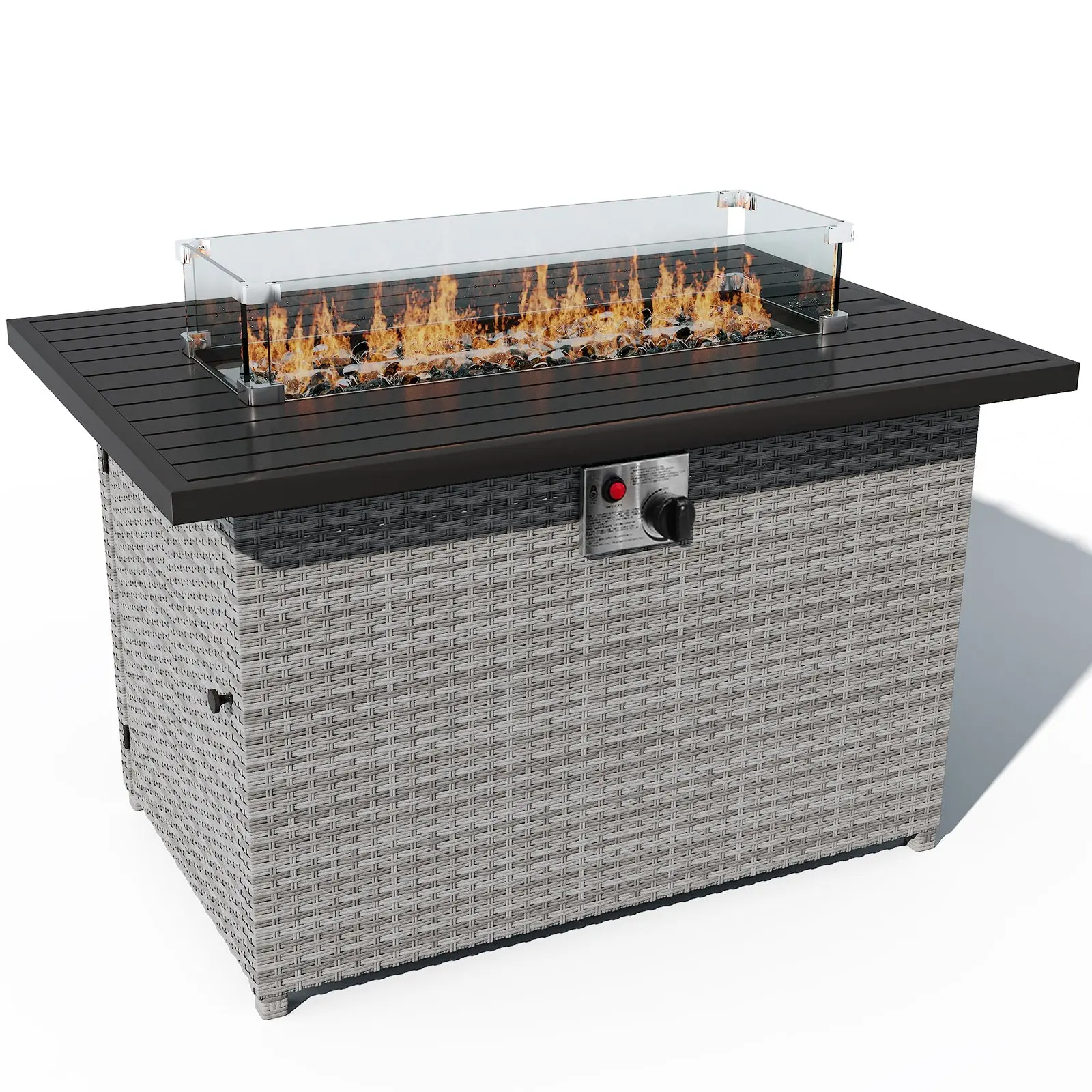 42" Outdoor Propane Gas Fire Pit Table