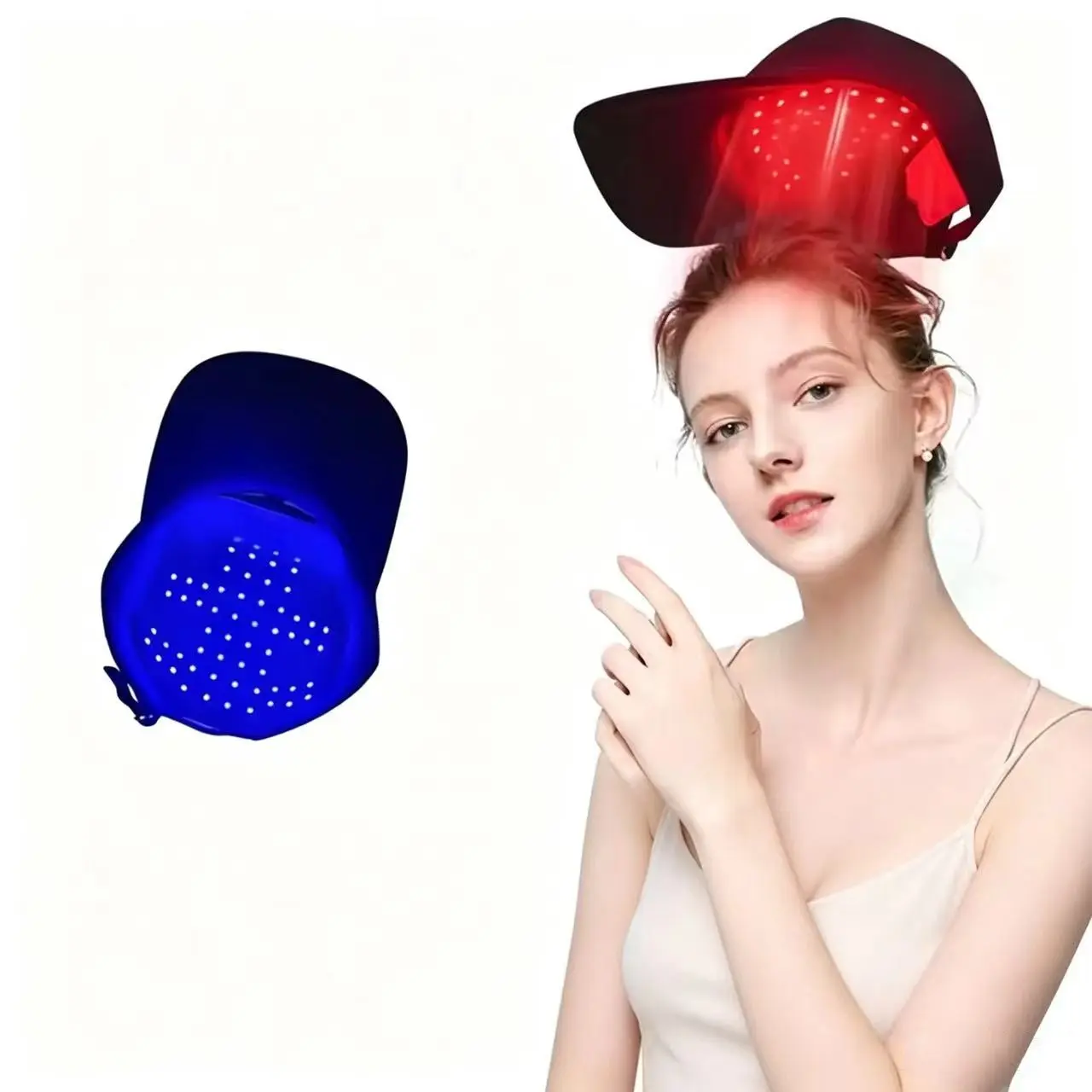 Light Hair Growth Cap, Infrared Anti-Hair Loss Treatment Device, Hair Growth Stimulator, Restore Hair, Prevents Baldness, Promotes Scalp Circulation, Hair Growth Products, New Model Lhm-003