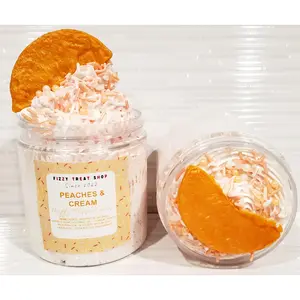 Peaches & Cream | Fluffy Whipped Soap | Sugar Scrub