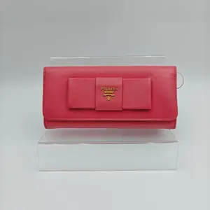 Pre-owned PRADA As Shown Clutches & Wristlets 162 red wallet SH