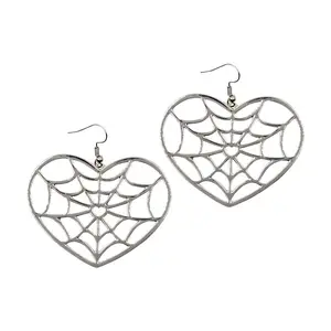 Web Heart Earring Jewelry
