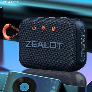 ZEALOTs S75 10W Wireless Speaker, Outdoor Portable Subwoofer Speaker, Dual Pairing 3000mAh Battery Speaker, Suitable for Home, Car, Outdoor, Camping, Audio