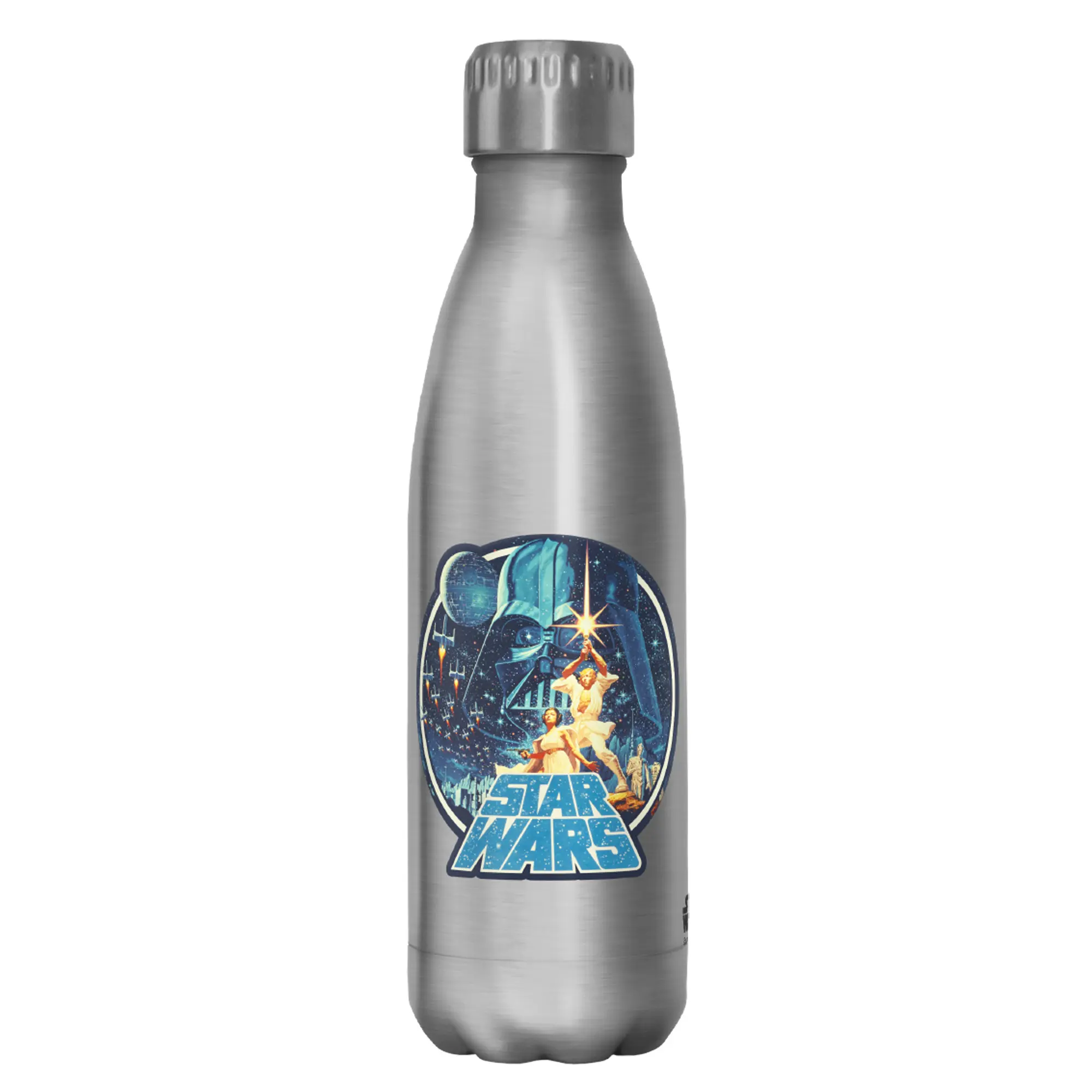 Star Wars Classic Scene Printed Double-Wall Insulated Stainless Steel Water Bottle - Coldbrew, Constant Temperature Drinkware for Daily Hydration