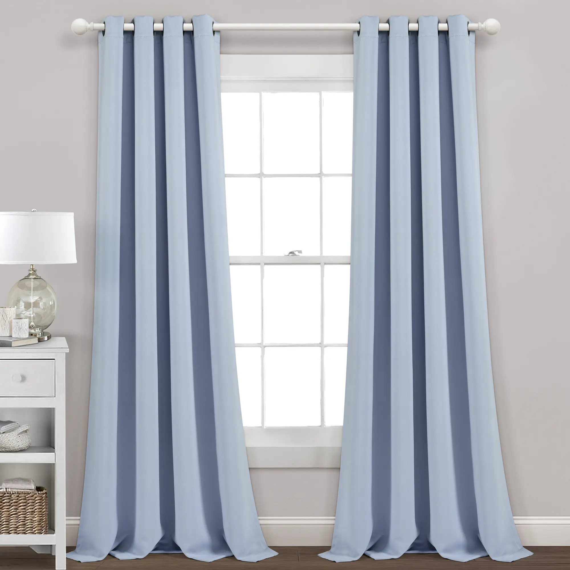 Lush Decor Insulated Grommet Blackout Window Curtain Panel Set - Solid Color, Energy Efficient, Machine Washable, Perfect for Daytime Rest Lush Decor Insulated Grommet Blackout Window Curtain Panel Set - Solid Color, Energy Efficient, Machine Washable, Perfect for Daytime Rest
