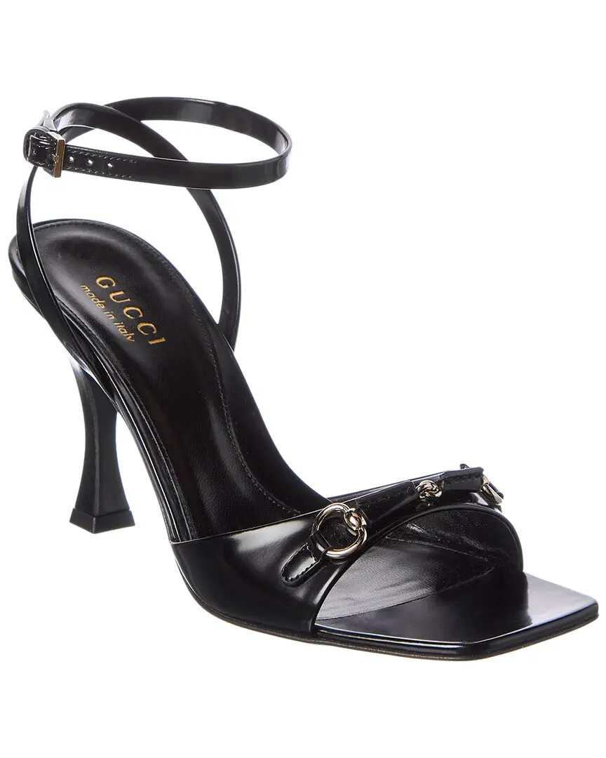 Gucci Horsebit Patent Sandal