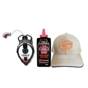 CE TOOLS COMBO SnapBack Chalk Line Releasable Tip + Manly Pink Marking Chalk + Cap