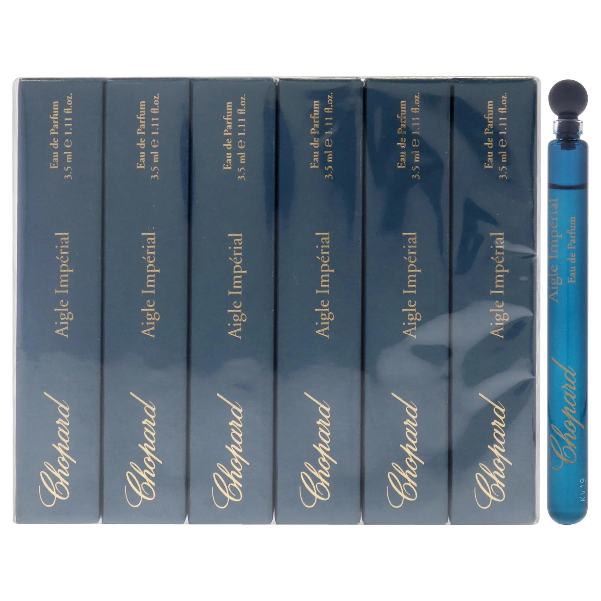 Chopard Aigle Imperial Women's EDP Spray Set - 12 x 3.5ml (0.12 oz) Compact Travel-Friendly Fragrance with Freshness