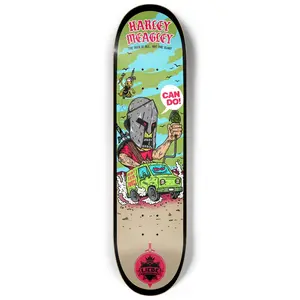 Harley Meagley Pro Deck – 100% American Made, 7-ply USA Maple. Built for power, control, and real street skating. When you ride Liebe, you are family. Anyone Can Skate, You Should Too.