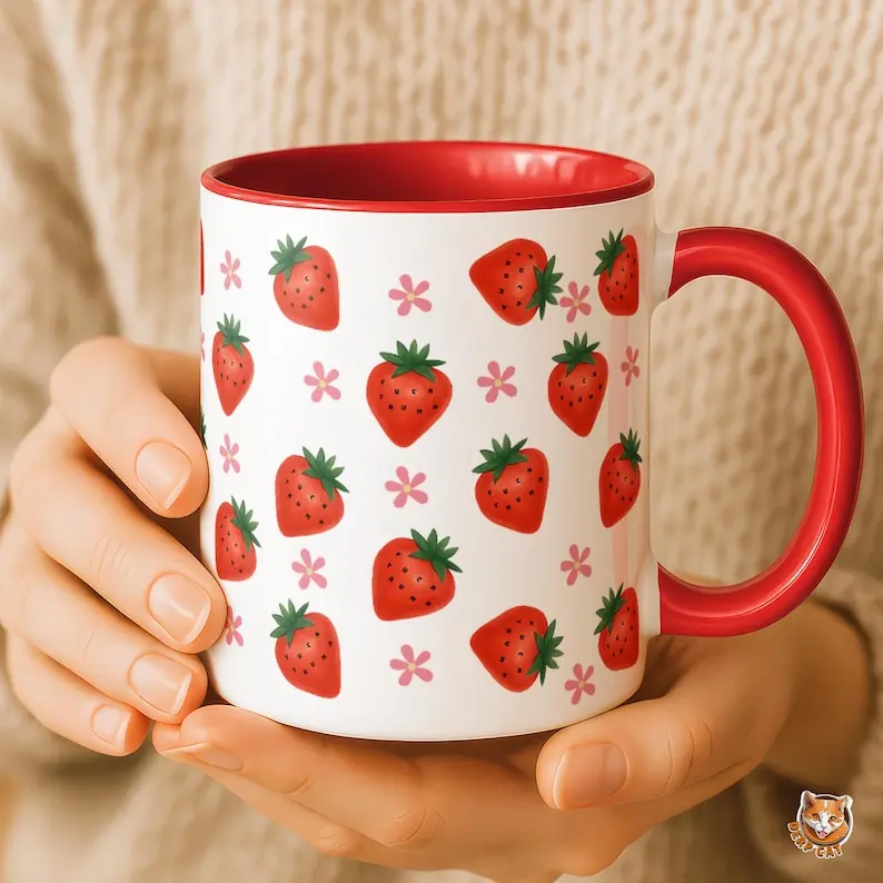 Stylish Ceramic Printed Coffee Mug - Aesthetic Drinkware, Subtle Accent Anti-Trump Anti-MAGA Democrat Funny Gift for Liberal Feminist Political Activism, Funny Gifts