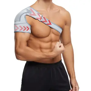 Adjustable Sports Shoulder Brace Unisex Pressure Fixed Strap, Shoulder Injury Support, Gym Basketball Badminton Protection