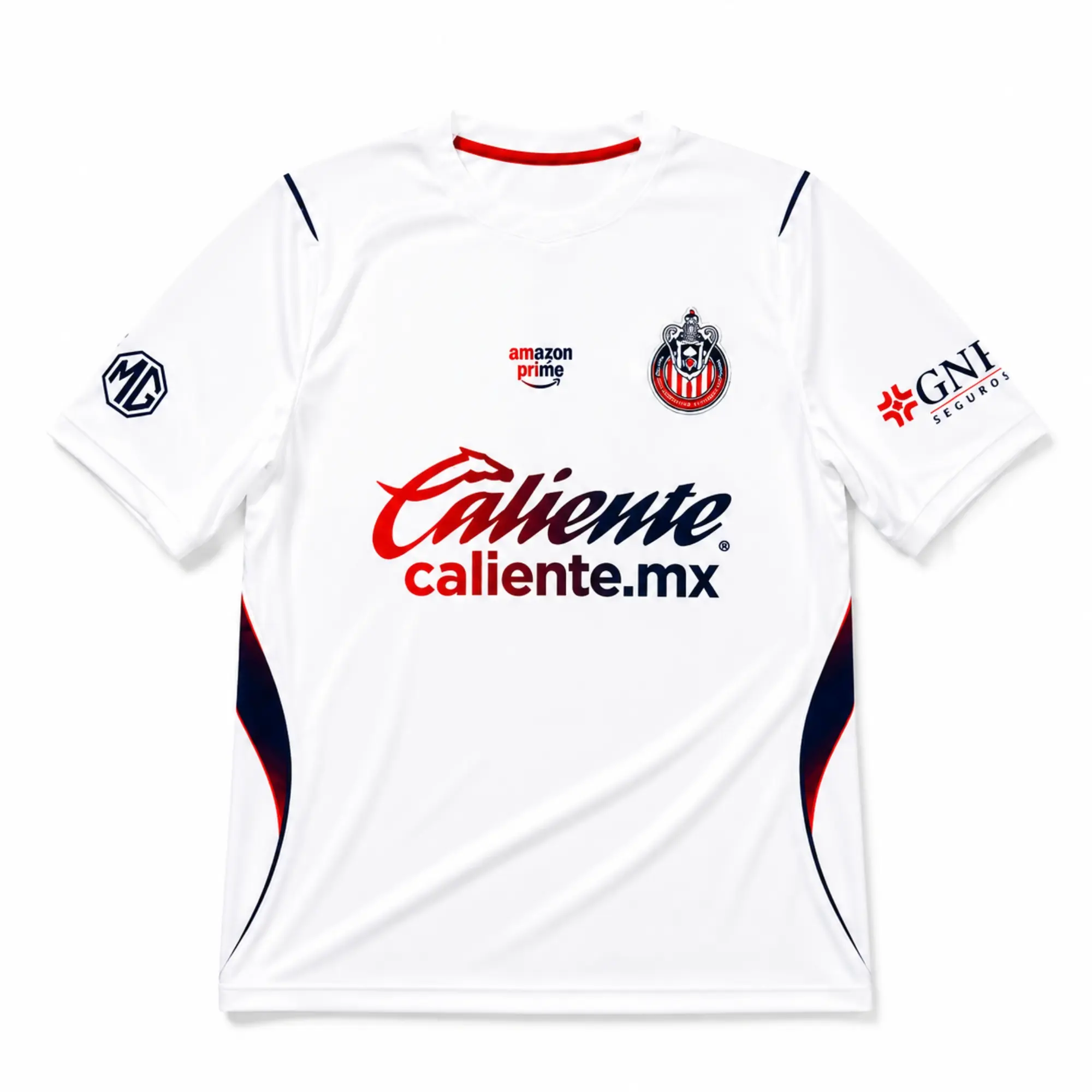 Chivas 26-27 White Away Soccer Shirt – Performance Quick-Dry Jersey for Stadium, Training & Everyday Wear