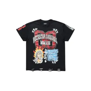 Jesus Black/Red Oversized Graphic T-Shirt