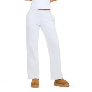 Forever 21 Women’s Low Rise Flare Jogger – Soft Fleece Sweatpants