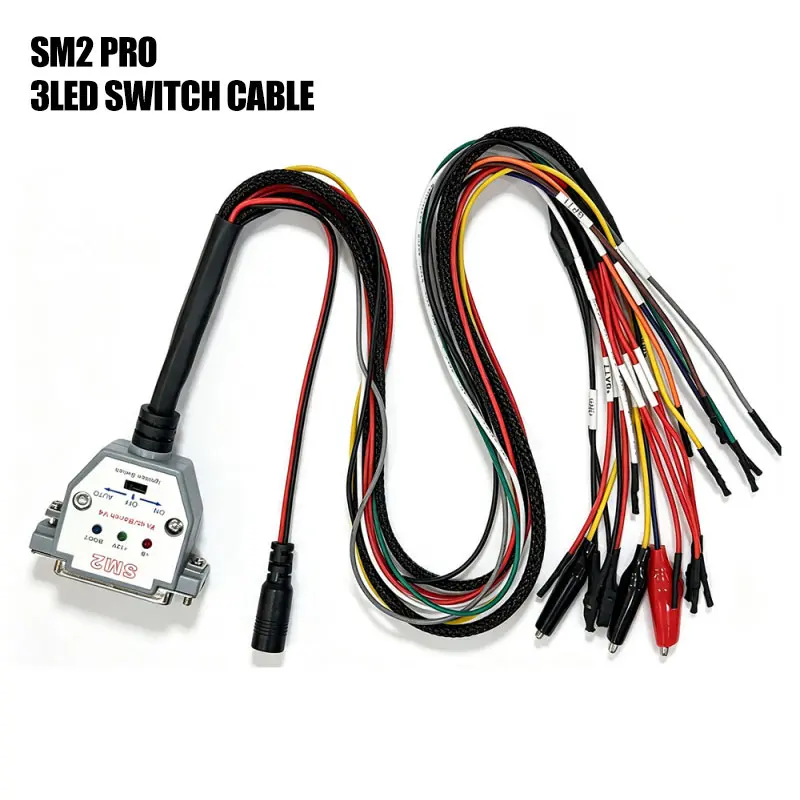 SM2 PRO J2534 VCI Vehicle Diagnostic Cable, Universal OBD/OBD2 ECU Flash Programmer, Supports PCM & KTM Car Module Read Write Bench & OBD Programming
