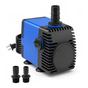317 GPH Aquarium Submersible Water Pump | Ultra Quiet 1200L/H Adjustable Flow Pump | Hydroponics Fountain Fish Tank Circulation Pump UL Approved