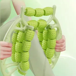 29-round upgraded massager! Portable multi-functional body and leg clamp massage roller, muscle relaxation clamp watch massage tool, leg, waist, head, and foot massage roller stick
