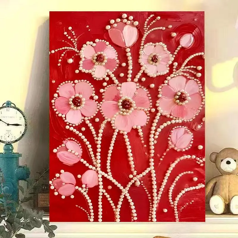 Shining Pearl DIY Art Painting - Easy for beginners, a exquisite handcrafted light luxury choice, elegant finished piece that brings artistic flair to your home space Shining Pearl DIY Art Painting - Easy for beginners, a exquisite handcrafted light luxury choice, elegant finished piece that brings artistic flair to your home space