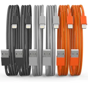 4.4 4.4 out of 5 stars 1,577 [Apple MFi Certified] 6Pack(3/3/6/6/6/10 FT) Original iPhone Charger Fast Charging Lightning Cable iPhone Charger Cord Compatible with iPhone 14/13/12/11 Pro Max/XS MAX/XR/XS/X/8/7 Plus iPad AirPods