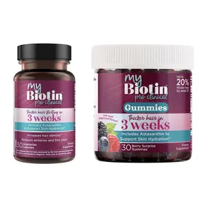 MyBiotin ProClinical - Cápsulas y Gomitas 30 unidades