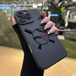 Angel Eye High-end Mobile Phone Case with Baseball Pattern UV Printing, 360-degree All-round Protection for iPhone 11 12 13 14 15 16 Pro Max XR X/XS 7 8 Plus SE Mini Smartphone Best Gift Birthday Present for Boys and Girls