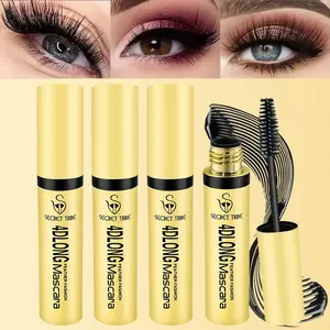 Secret Tribe Volumizing Long-Lasting Mascara, Waterproof Smudge-Proof, Ideal for Beginners, Enhances Lashes, Liquid Form