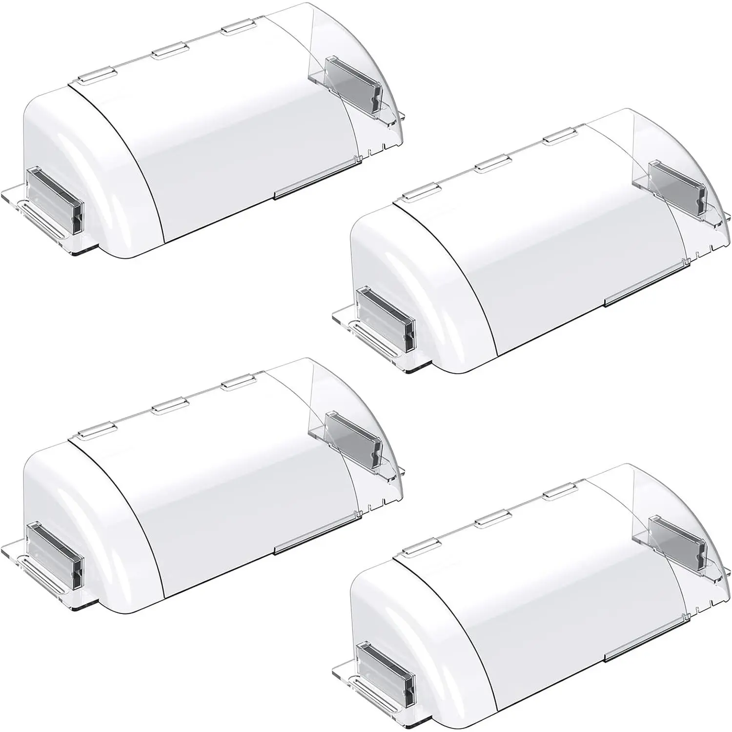 Air Vent Deflectors 4-Pack Set of Super   Heat-Resistant, Floor Vent Deflectors Easily Adjustable from 8 to 14 Inches,Vent Deflectors for Vents/Walls/Ceilings/Floors