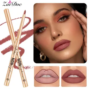 Zaidoc 3-Color Matte Lip Liner Collection Crisp Sharp Definition Long Wearing Non Drying Formula Curated Shades for All Skin Tones & Lipstick Combinations