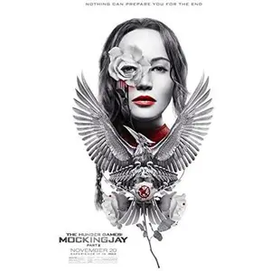 THE HUNGER GAMES: MOCKINGJAY Part 2 - 13"x19" Original Promo Movie Poster IMAX Embossed Version Jennifer Lawrence