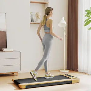 Under Desk Walking Pad Treadmill with 17"x43" Wide Belt, Remote Control, Bluetooth Speaker, Rolling Wheels and LED Display for Home Office Fitness Agility Training
