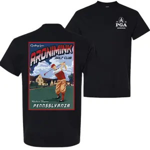 🏌️🎁[TikTok Trending][Father's Day] Vintage Championship Golf Graphic Tee – Retro Course Inspired T-Shirt, Classic Golf Tournament Style Cotton Unisex Shirt, Trendy Sports Streetwear Gift for Golf Lovers & Fans